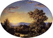 Frederic Edwin Church Twilight among the Mountains oil painting artist